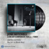 Joni Mitchell – Live At Carnegie Hall - 1969 _ Vinyl Records Philippines