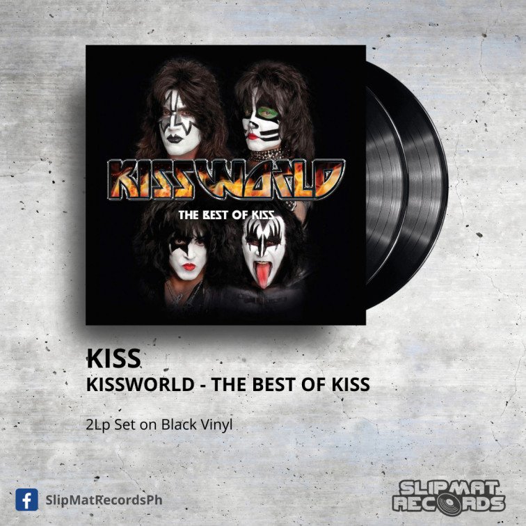 Kissworld - The Best Of Kiss 2Lp Set on Black Vinyl